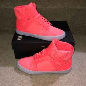 Women’s Supra Skytop Neon Coral-LT Lavender